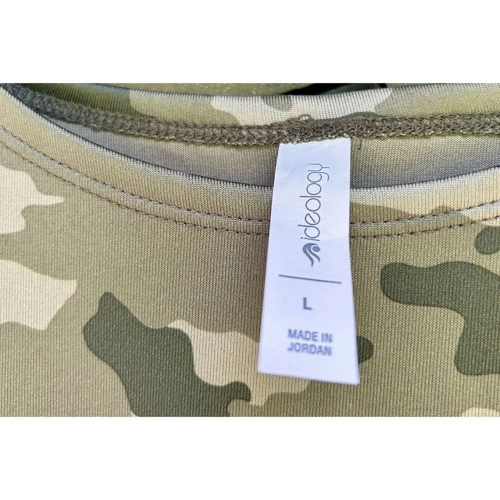 Style & Co Denim Jacket M Camo Top L NWT 2 Pc Outfit Bundle Casual Utility - Picture 13 of 13